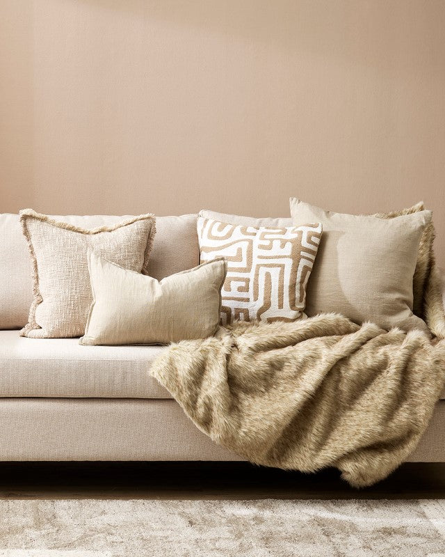 Loren Cushion - Natural 50x50cm - OLLO