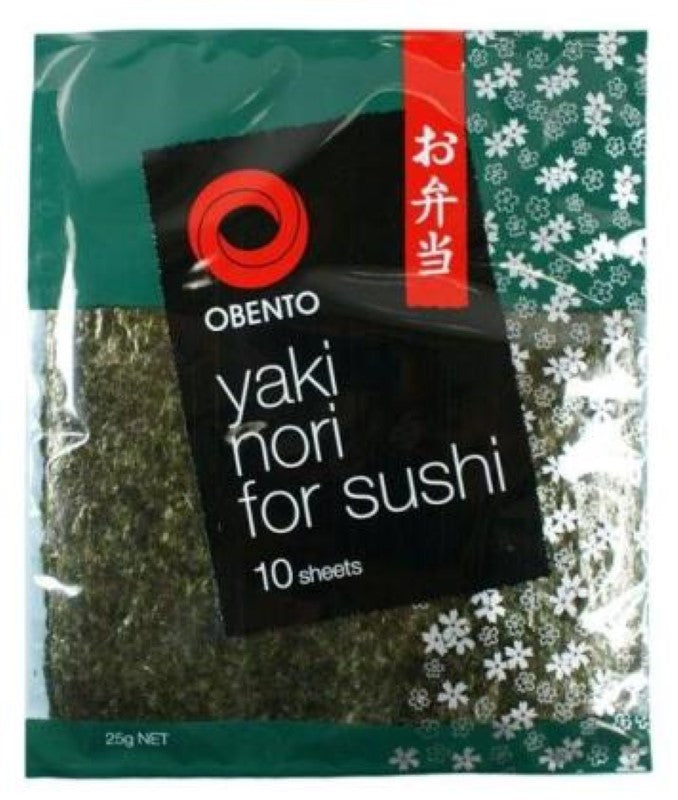 Seaweed Yaki Nori 10 Piece - Obento - 25G