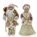 Santa– 45cm Christmas Standing Velvet Mrs Claus
