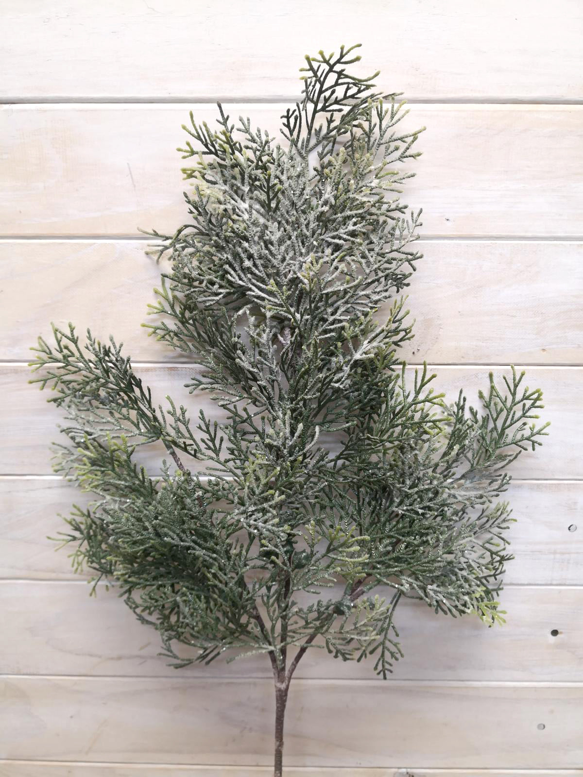 Artificial Flower -Spray – Large Frost Cedar Spray
