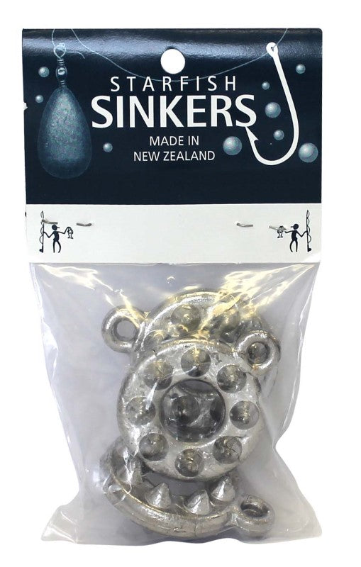 Starfish Sandgrip Sinker Packet 3oz (3 per pack)