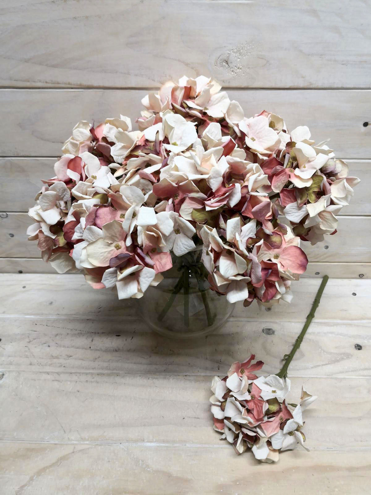 Artificial Flower -Dry Look â€“ Cut Stem Dry Look Hydrangea
