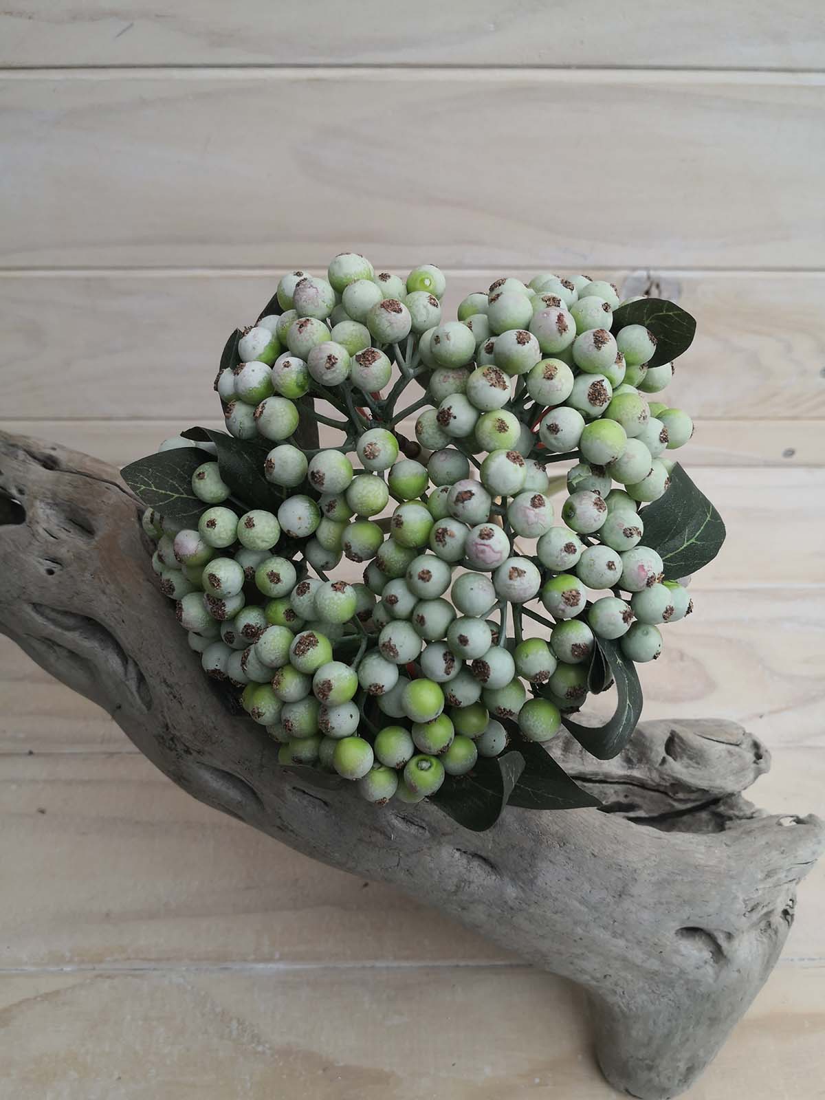 Vibrant artificial berry bundle featuring five realistic, maintenance-free berry clusters for home decor and crafting.