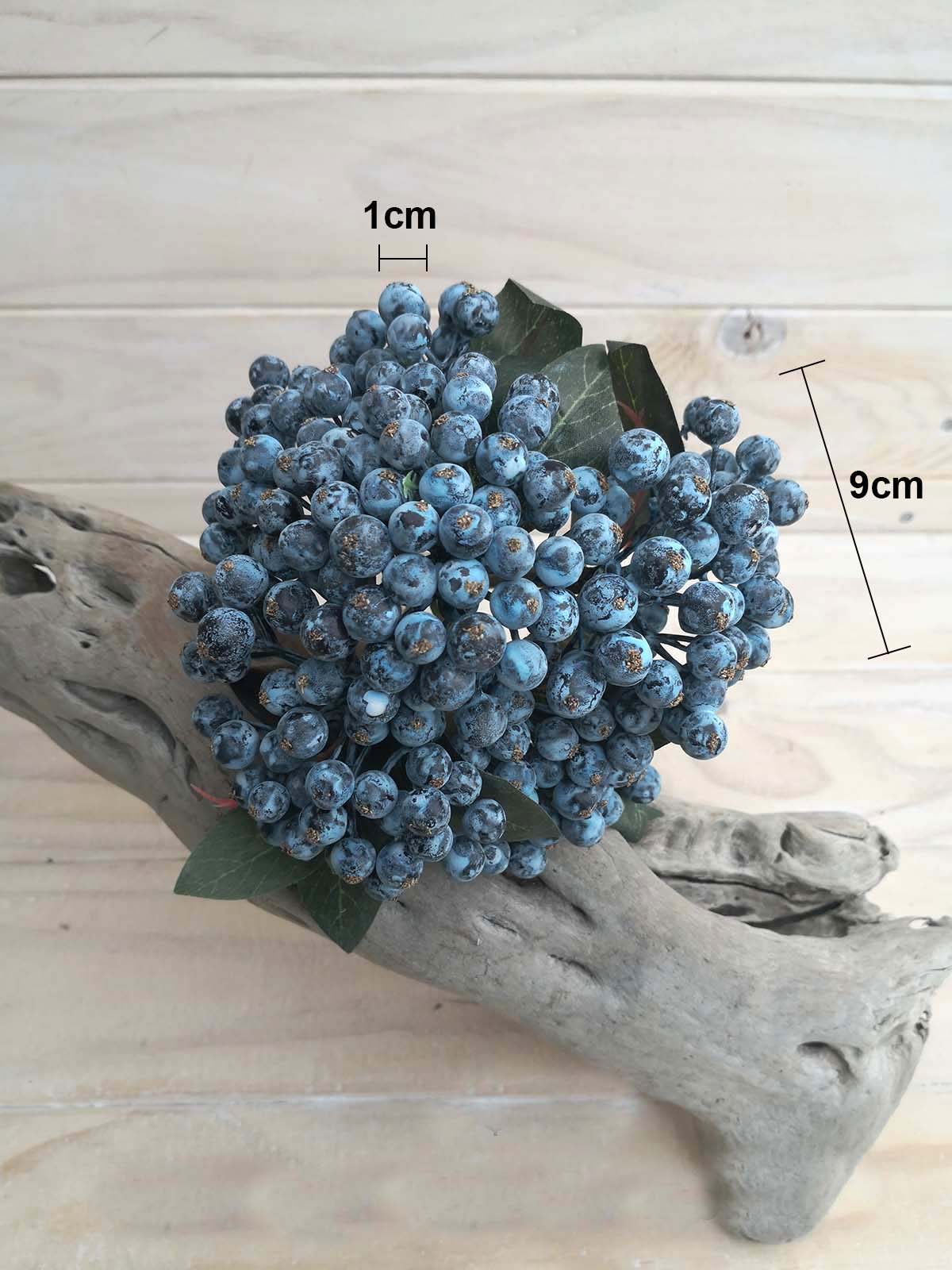 Vibrant artificial berry bundle with five realistic clusters, perfect for home decor, crafting, or special events.