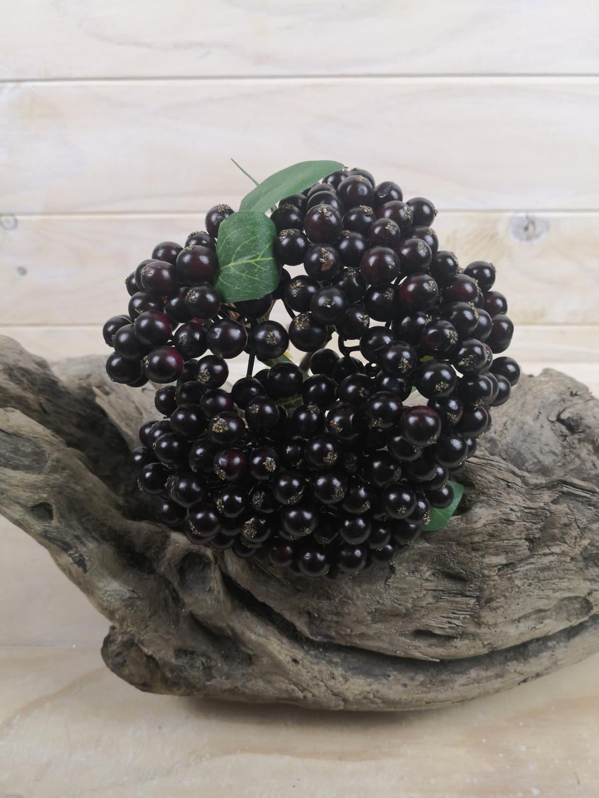 Vibrant artificial berry bundle with five realistic clusters, perfect for home decor, crafting, and seasonal arrangements.