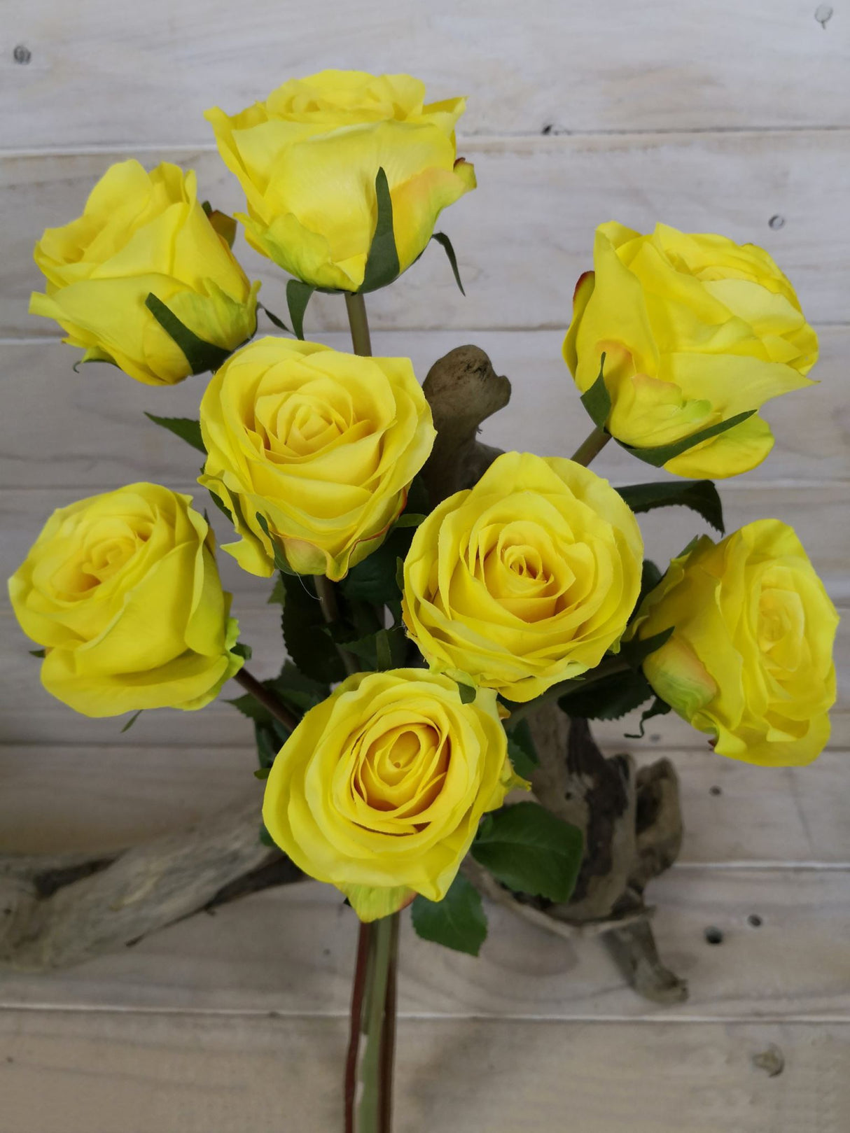 Artificial Flower -Rose Bud Stem Bundle X 8