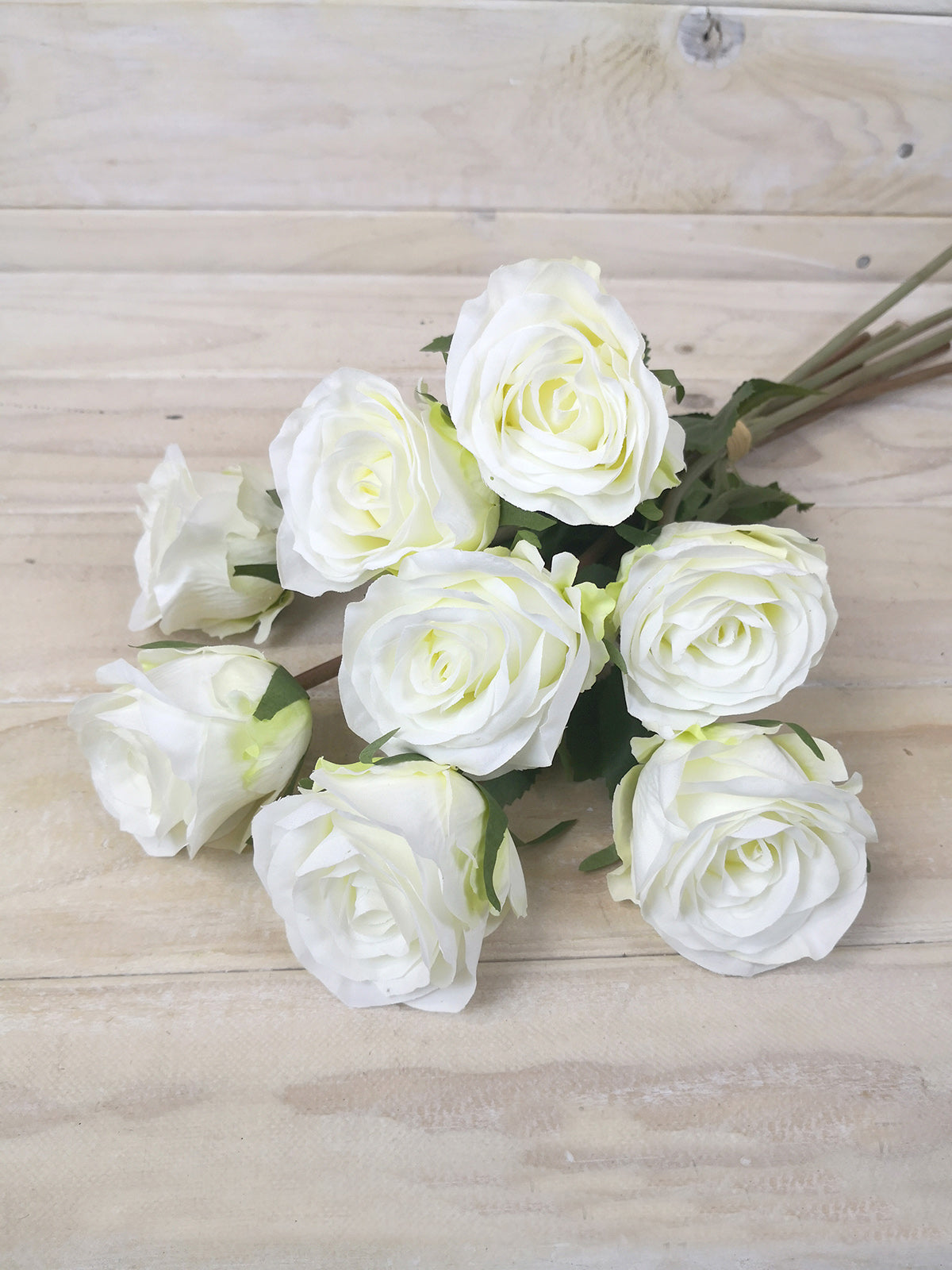 Artificial Flower -Rose Bud Stem Bundle X 8