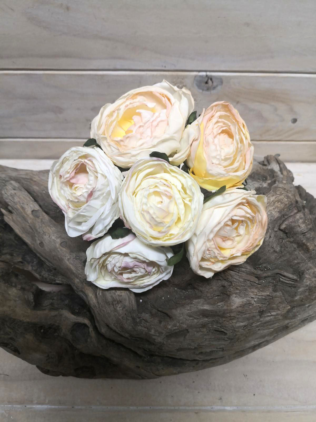 Artificial Flower -Dry Look – Rose Posy X 6