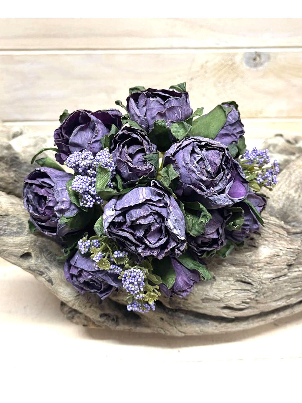 Artificial Flower -Dry Look – Mixed Rose Bud Posy