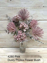Artificial Flower -Protea â€“ Dusty Protea Flower Bush