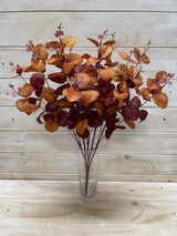 Lifelike artificial eucalyptus bush, ideal for enhancing home decor with vibrant, maintenance-free greenery.