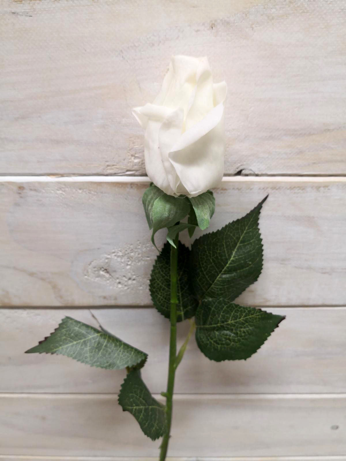 Lifelike Real Touch Rose Bud Stem in vibrant colors, perfect for elegant home decor and everlasting arrangements.