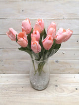 Artificial Flower -Tulip – Real Touch Tulip Cut Stem PINK