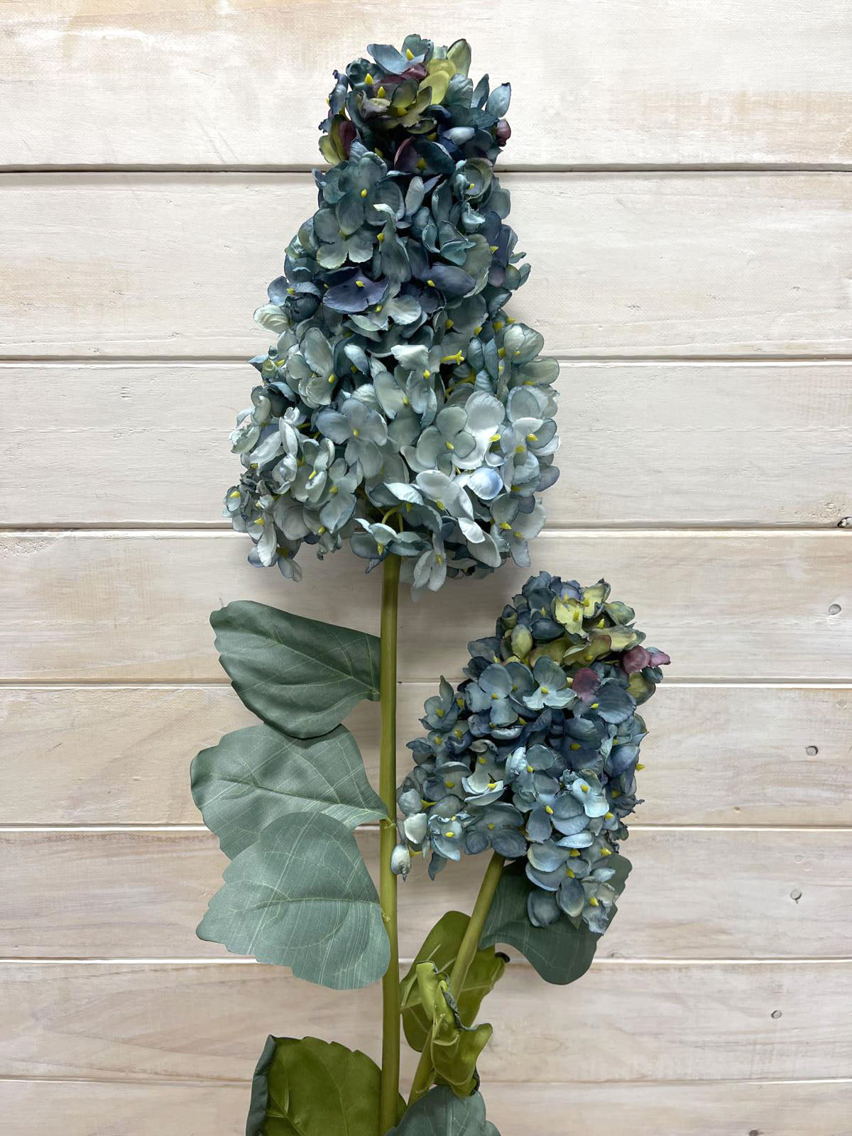 Artificial Flower -Dried Look – Hydrangea Paniculate Spray X 2 TEAL