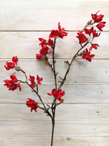Lifelike Artificial Japanese Snowbell Flower Spray, perfect for elegant home decor and maintenance-free floral arrangements.