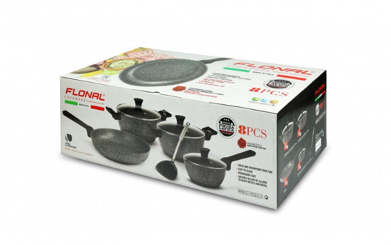 Flonal Cookware Petra Lavica 8 Piece Set