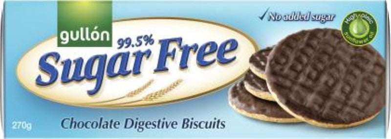 Biscuit Digestive Chocolate Sugar Free - Gullon - 270G