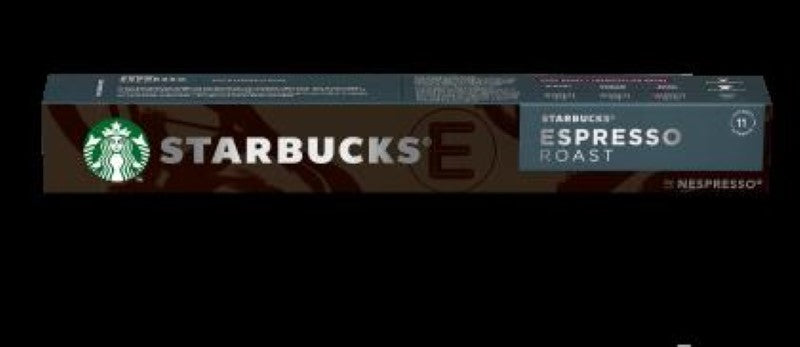 Starbucks Coffee Espresso Roast 10PC pack, featuring rich, bold flavors with a caramelly sweetness for espresso lovers.