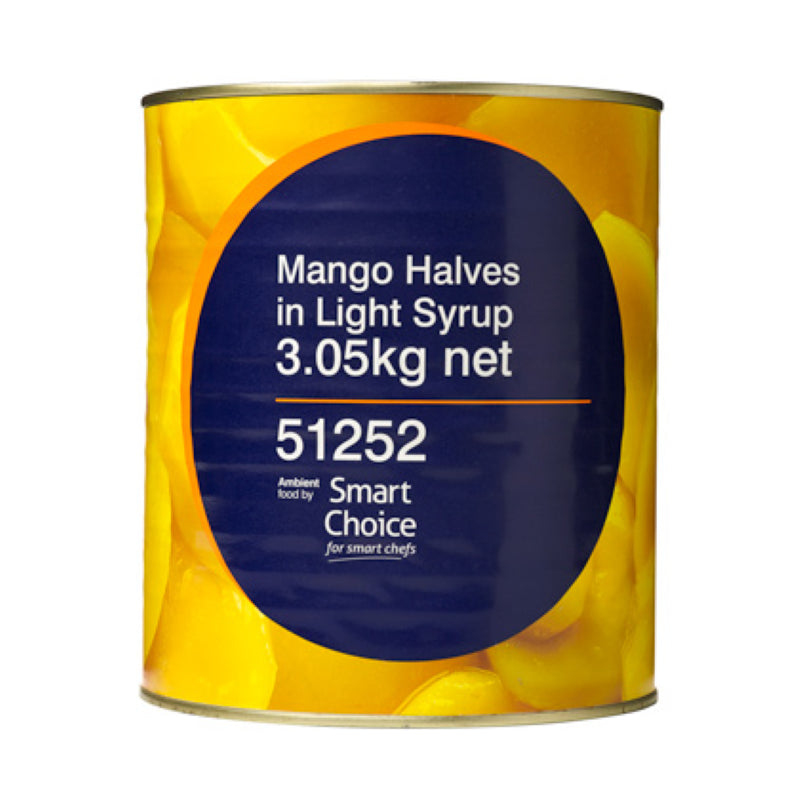 Mango Halves Lite Syrup - Smart Choice - 3KG
