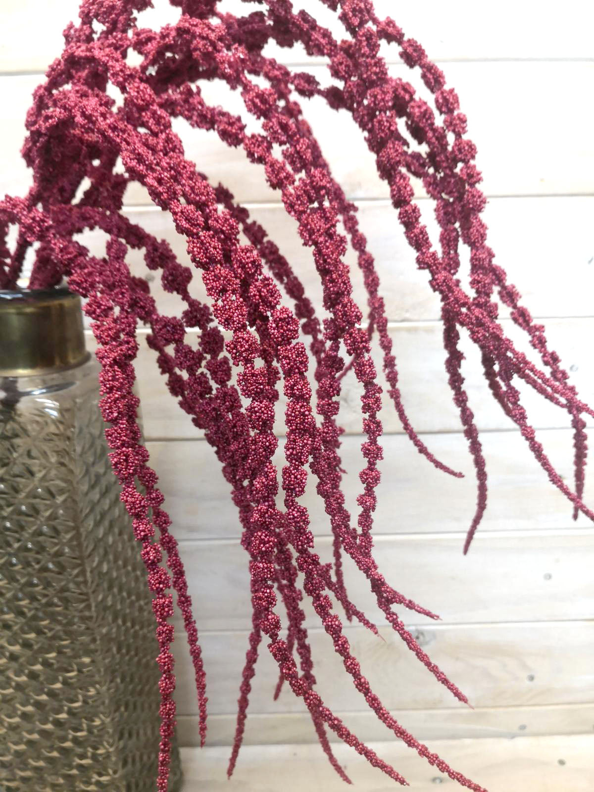 Lifelike Artificial Amaranthus Spray in vibrant colors, perfect for elegant home or event decor without maintenance.