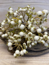 Artificial Berries – Rosehip Bundle X 5 White