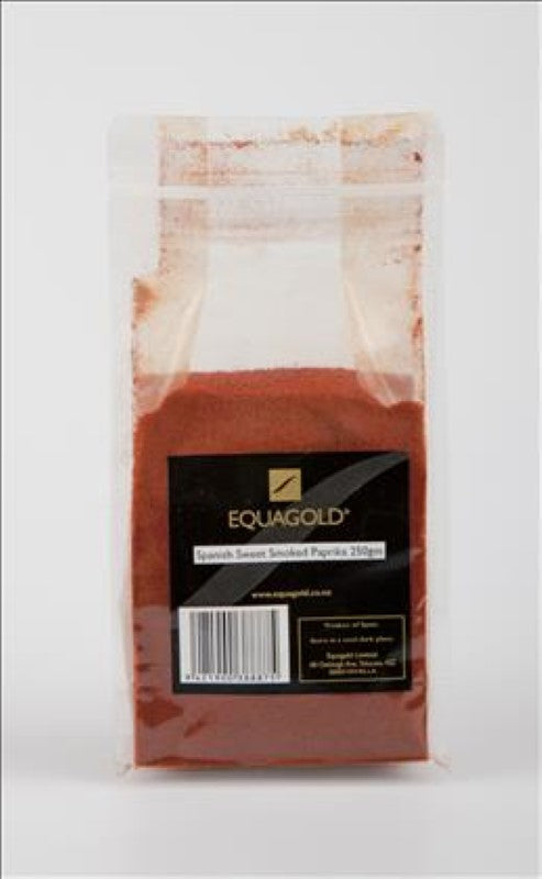 Smoked sweet paprika from Spain in a 250g pack, perfect for adding rich flavor to dishes.