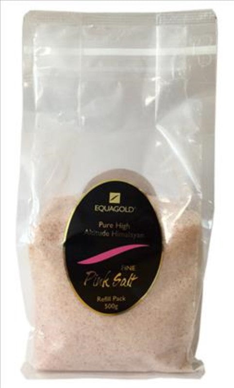 Fine Pink Himalayan salt in a 1KG pack, rich in minerals, perfect for cooking, seasoning, and bath soaks.