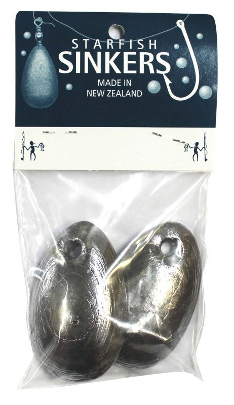 Starfish Spoon Sinker Sinker Packet 6oz (2 per pack)