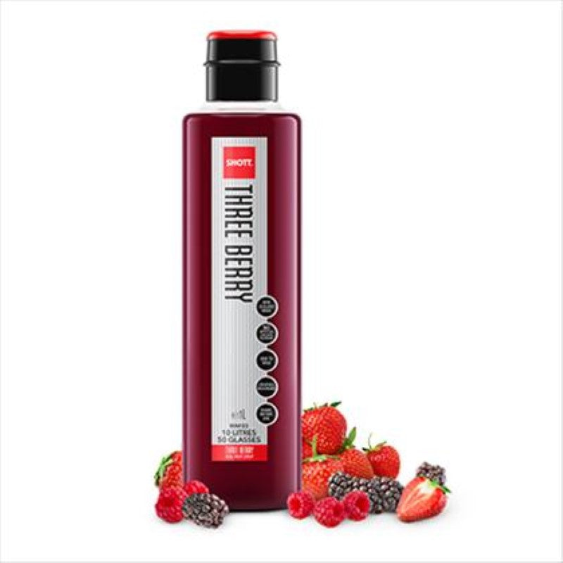 Syrup Three Berry - SHOTT - 1L