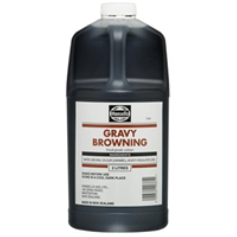 Rich and concentrated Hansells Gravy Browning in a 2L bottle, perfect for enhancing gravies and sauces.