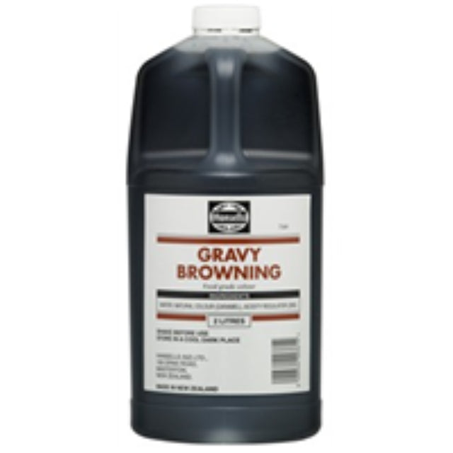 Rich and concentrated Hansells Gravy Browning in a 2L bottle, perfect for enhancing gravies and sauces.