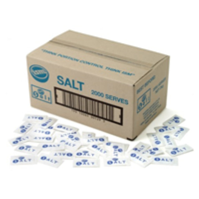 Convenient 2000-pack of ISM Salt Sachets, each containing 2g of premium Australian salt for hassle-free meal preparation.