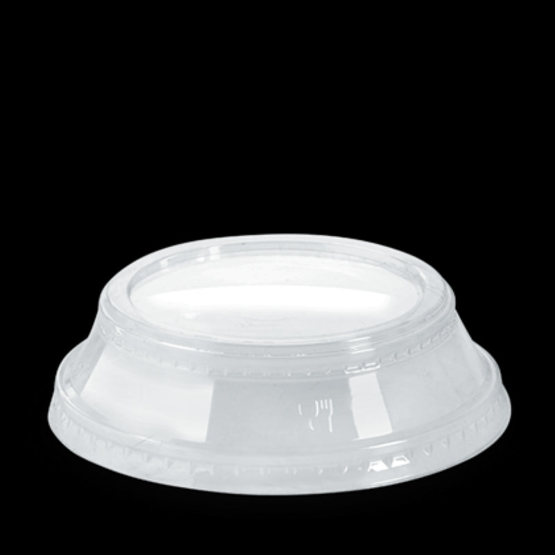 Lid Bioplastic Raised Flat 300-700ml - Biopak - 50PC