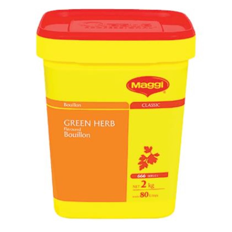 Bouillon Green Herb Vegetable - Maggi - 2KG