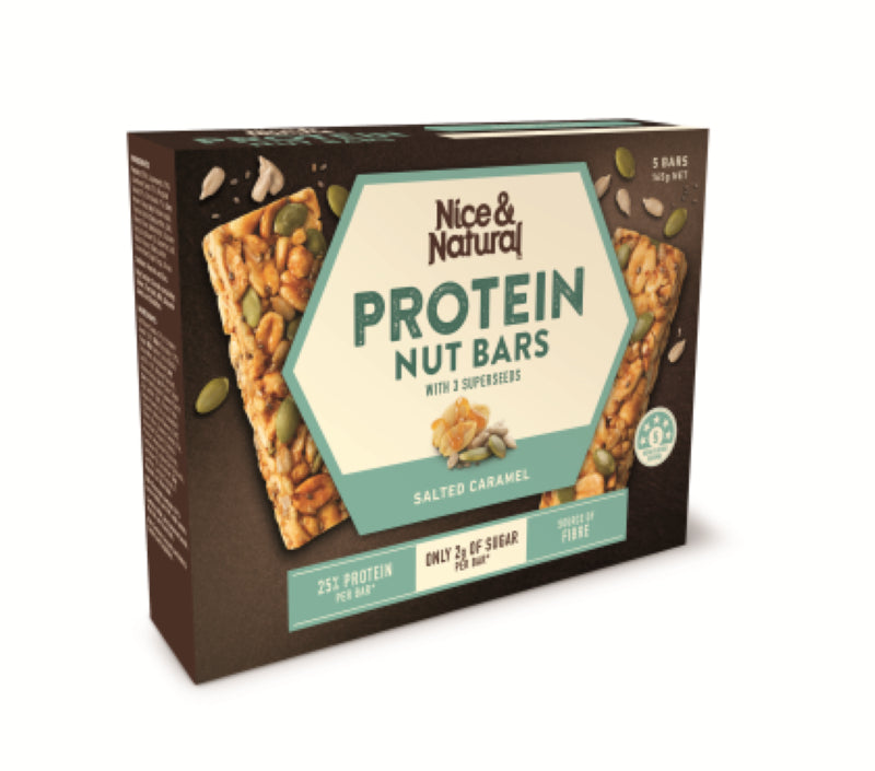 Nut Bar Salted Caramel 33g - Nicennatural - 5PC