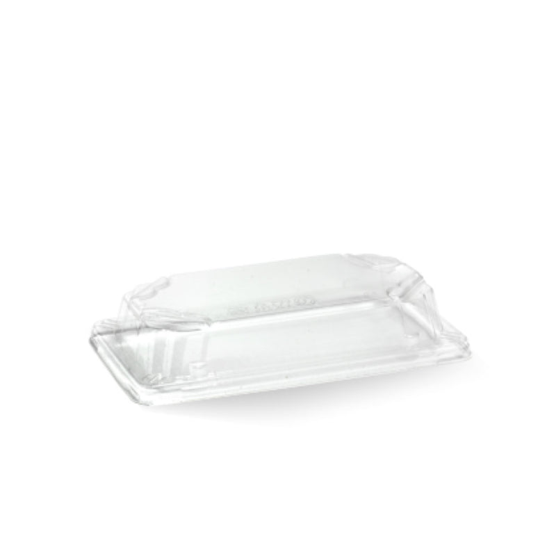 Lid Bioplastic Sushi Clear Small - Biopak - 50PC