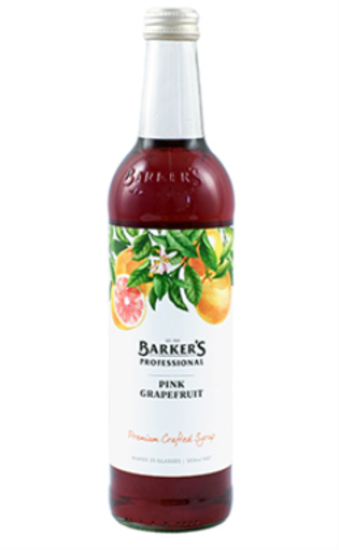 Syrup Grapefruit Pink - Barkers - 500ML