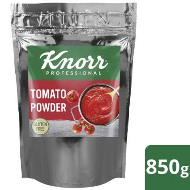 Knorr Tomato Powder 850G, made from sustainably grown tomatoes for rich flavor in sauces and dishes, gluten-free and quick to use.