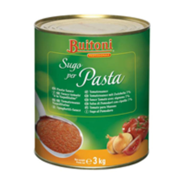 Buitoni Sauce Pasta - 3KG, a rich tomato and herb sauce from Spain, perfect for elevating any pasta dish.