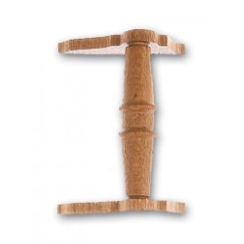 Horizontal 30mm capstan fitting for model ships, crafted for durability and precision in boat model building.