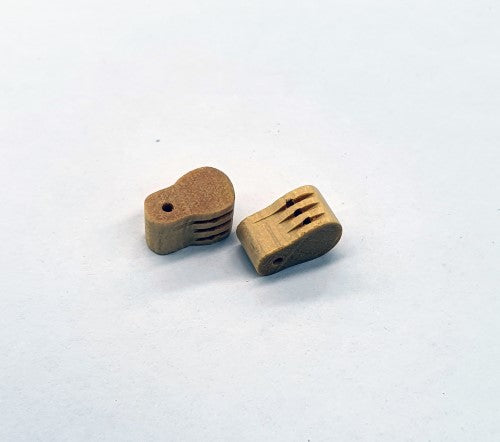 Artesania Latina Parts / Fittings - Single Block 3 Holes 12mm (2)