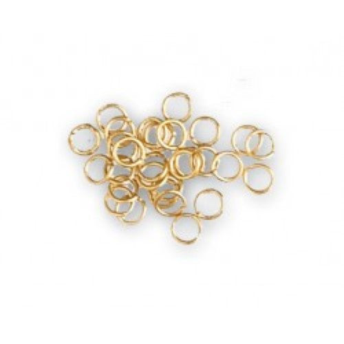Brass Rings 2mm (150 pieces) for model building and crafting, durable for intricate designs and versatile applications.