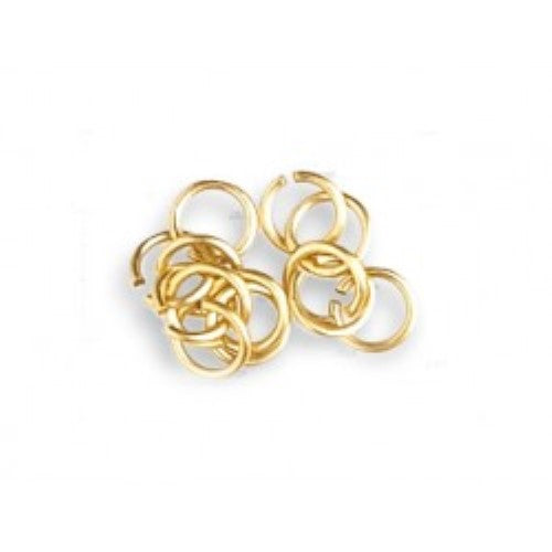 High-quality 5mm brass rings (75 pcs) for models, jewelry, and crafts, enhancing creativity with a luxurious shine.