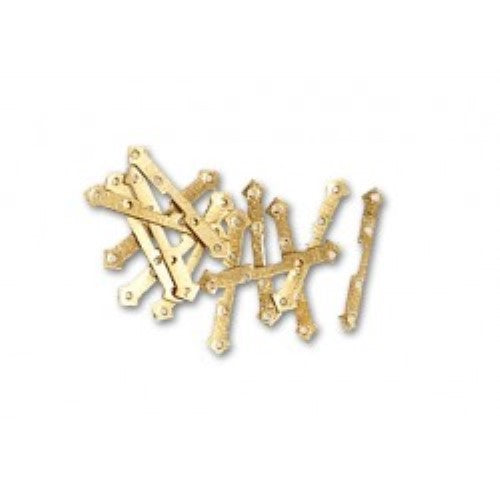 Durable 3 x 15mm hinges (24 pack) for model ships, ensuring strength, reliability, and smooth operation for hobbyists.