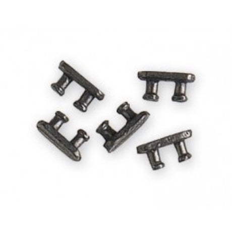 Small precision fitting Bitt 4.5x9mm (7) for model crafting, ideal for rigging and enhancing ship models.