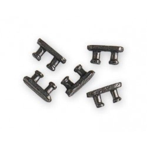 Small precision fitting Bitt 4.5x9mm (7) for model crafting, ideal for rigging and enhancing ship models.