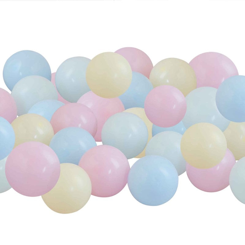 Pastel Balloon Mosaic Balloon Pack of 40 x 5"