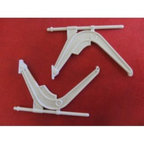 Davit designed for model boats, enabling secure hoisting of lifeboats with durable construction and elegant design.