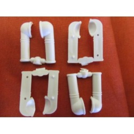 High-quality 20mm plastic vents for model boats, ensuring optimal ventilation and performance; pack of 4 for multiple uses.