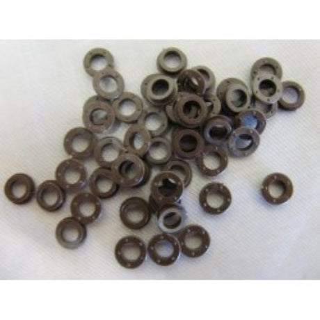 Plastic portlights, 6mm size, 50-pack, ideal for model boats and marine projects, combining durability and sleek design.
